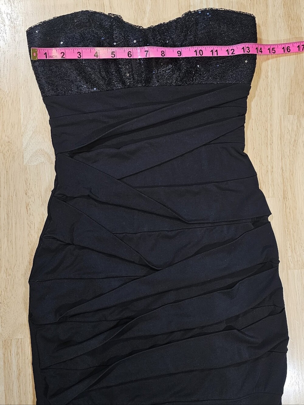 Ruby Rox Black Sequin Bodycon Dress - Picture 6 of 10